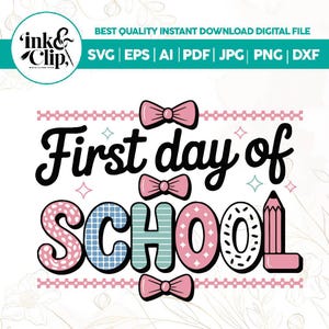 Coquette First Day Of School Png, Back To School Png, Teacher PNG, First Day Of School Shirt Png, Preppy Back To School Png, School Png,