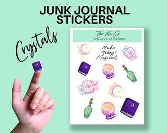 Magic Ball Printable Cricut Print and Cut Stickers for Junk Journaling, Scrapbooking & Planners Digital Sticker Download