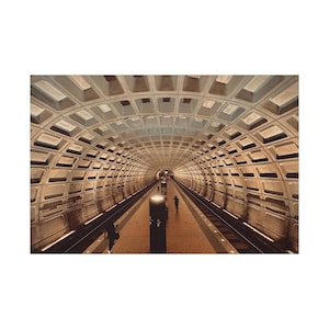 Digital Art Print, Leinwanddruck, Washington Metro Wandkunst, Home Decor, Büro Dekoration, Geschenk für Reisende, Stadt Poster, Urban Art