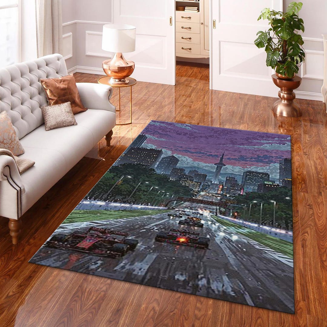 Formula 1 Rugs, F1 Car Rug, Sport Car Rug, Sport Car Carpet, Racing Car ...