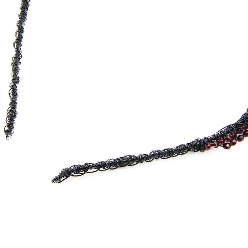 Mountain crystal hair hoop