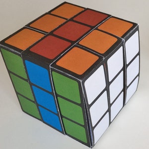Paper Rubik's Cube - Etsy