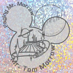 Paging Mr. Morrow, Mr. Tom Morrow- Cricut Files