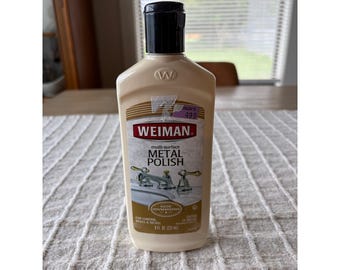 Weiman Multi Surface Metal Polish Chrom Messing Nickel 8 Unzen 60% voll Ausverkauft