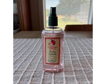 Bath And Body Works Country Apple Body Splash 7.8 Fl Oz 1998 VINTAGE - Brand New