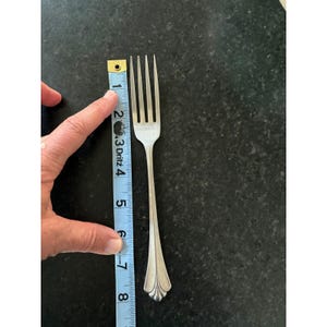 Tenedor de repuesto para cena comunitaria Oneida SILVER ROYAL FLUTE Silverplate