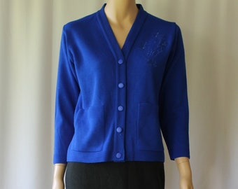 cobalt blue cardigan womens uk