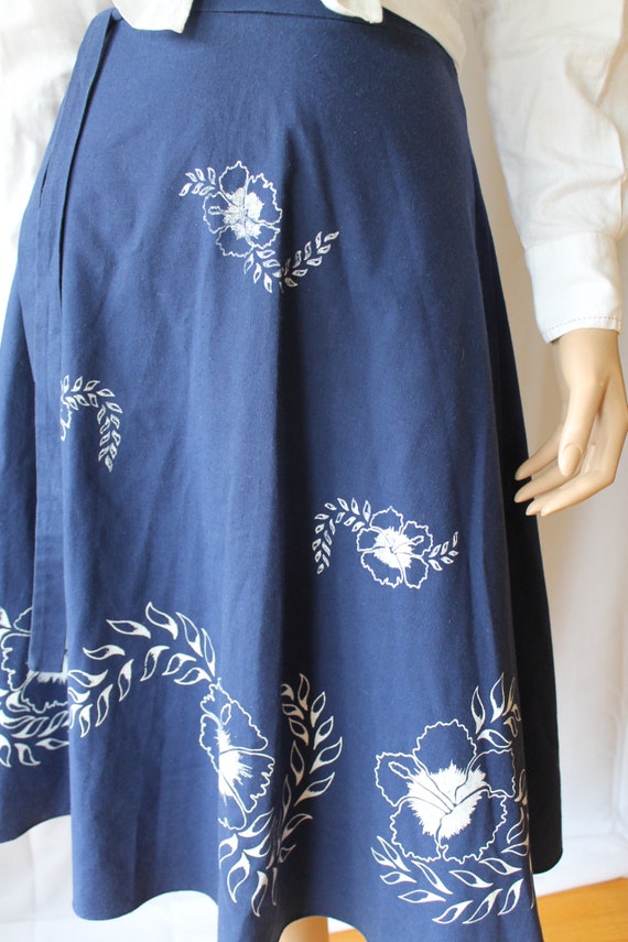 70s Paradise Isle Hawaiian Wrap Skirt, Hawaiian S… - image 3