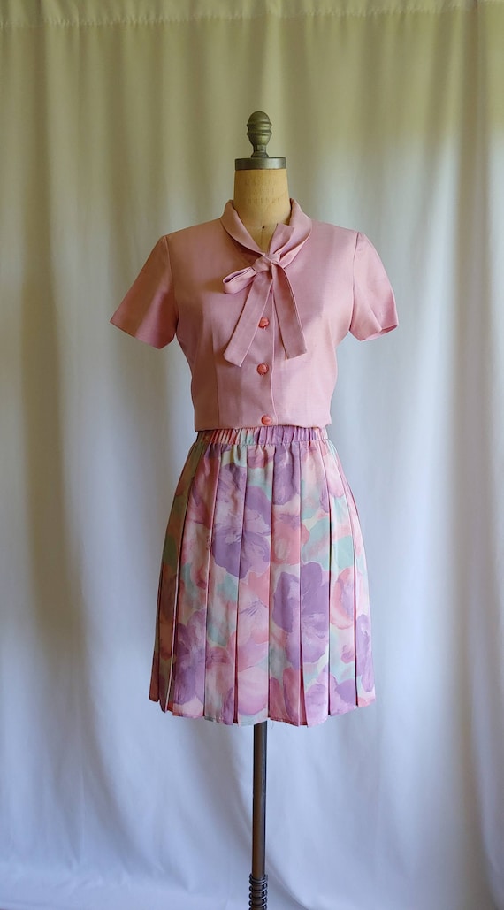 Dorothy perkins pink pleated skirt hotsell