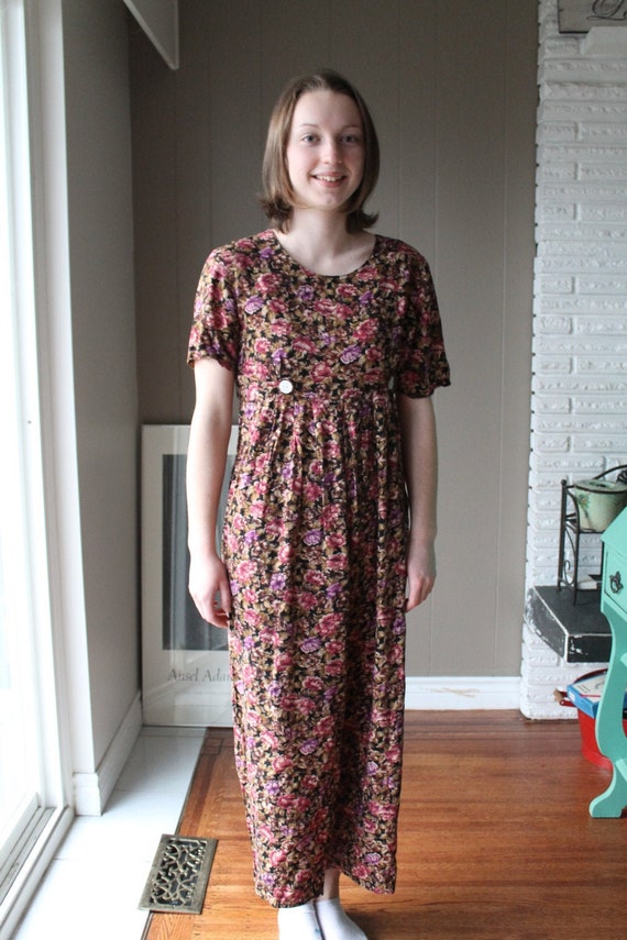 Liberty Style Jumpsuit, Botanical Floral Jumpsuit,
