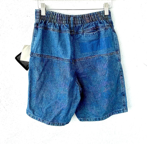 Men's Casual Vintage Denim Shorts Overalls 70861382Y