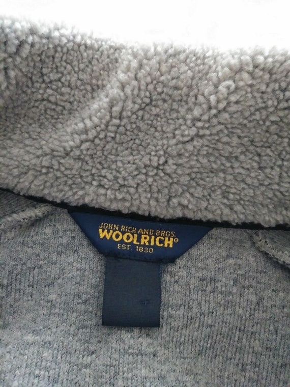 RARE Vintage Woolrich Sherpa Fleece Jacket, 36 in… - image 9