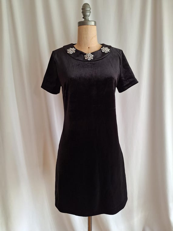 Y2K Michael Kors Velvet Mini Dress, Jeweled Neckline, LBD Medium - Etsy New  Zealand