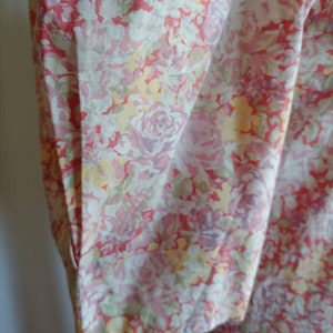 Laura Ashley katoenen jurk met gebloemde koolroos, ingeplooid lijfje en pofmouwen, medium afbeelding 6