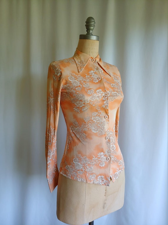 60s Mod Swirly Creamsicle Hippie Carnaby St London