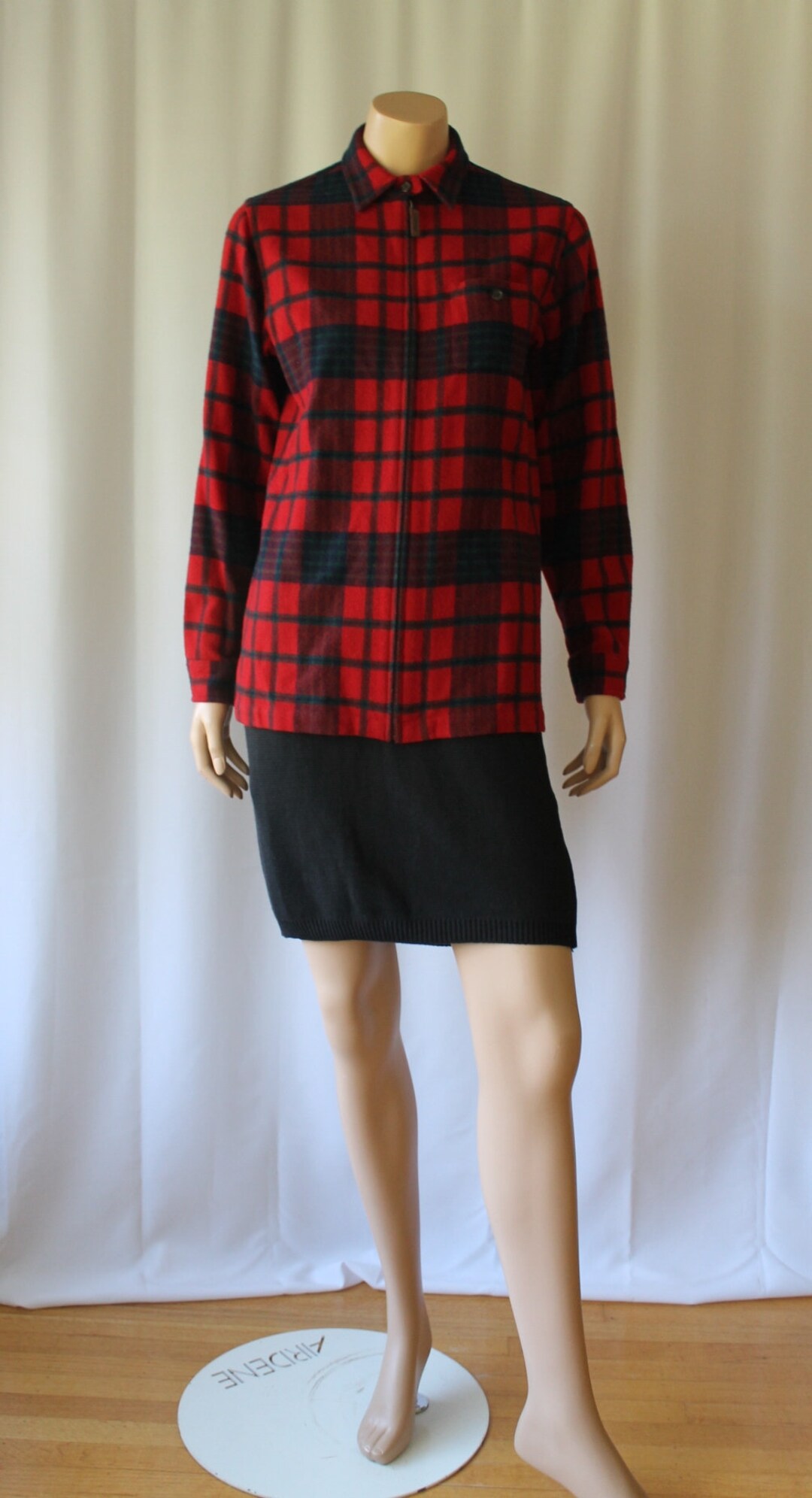 Ralph Lauren Shacket Soft Red Plaid 