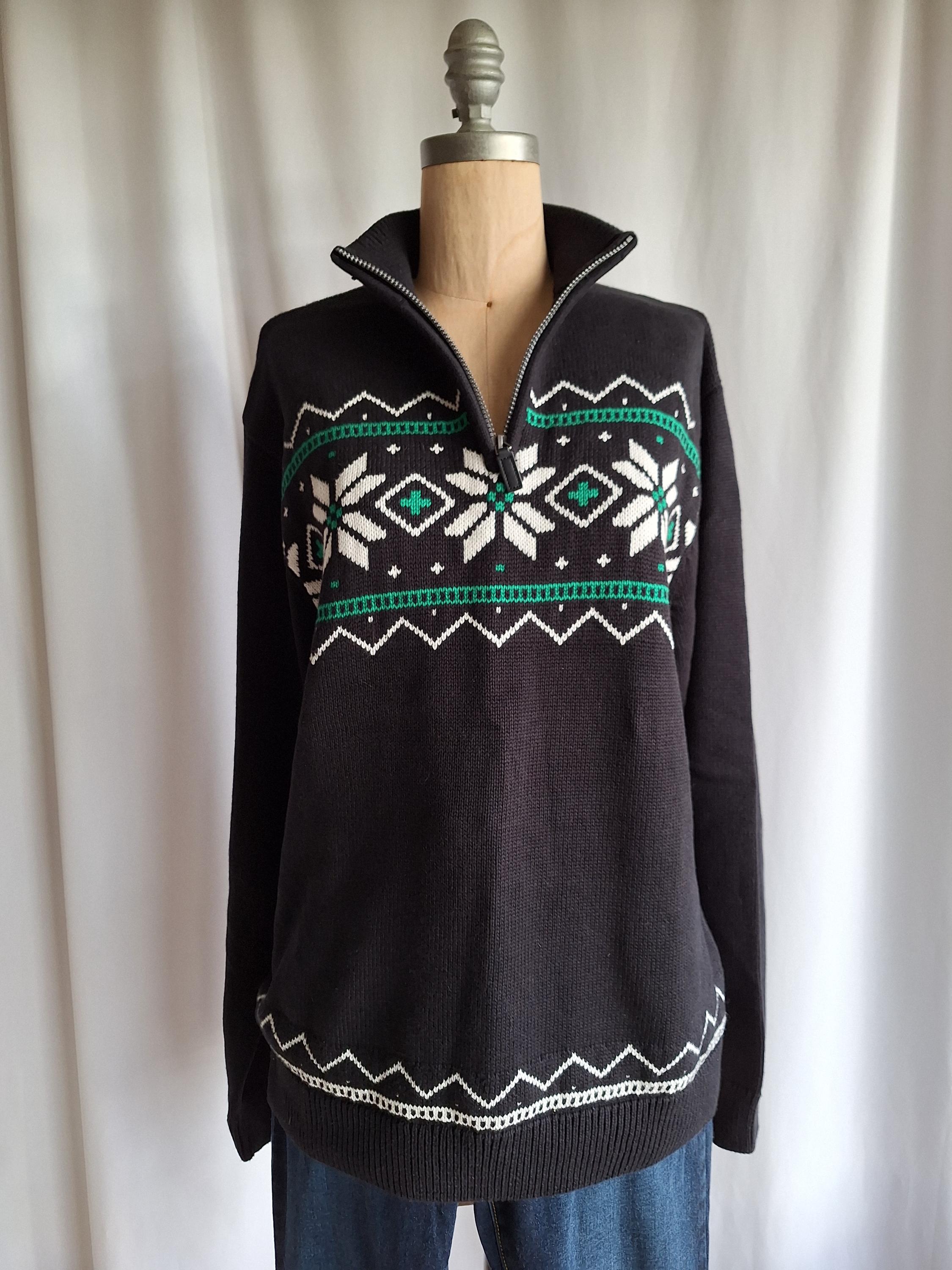 Ralph Lauren Nordic Chaps Henley Black Snowflake Gift Idea Pure