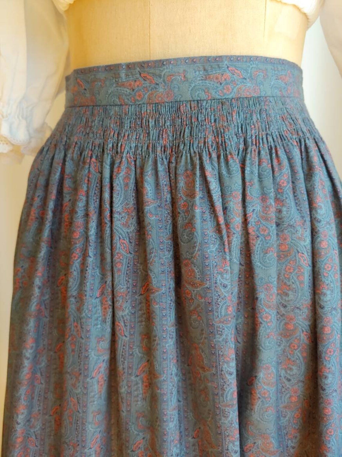 60s Trachten Austrian German Dirndl Skirt Cottagecore Gunne - Etsy