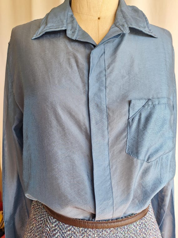 Marithe + Francois Girbaud sheer blouse large - image 9