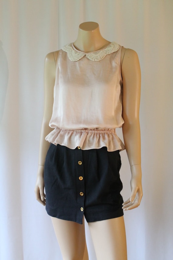 90s Juicy Couture Black Knit Mini Skirt - 26 inch