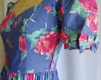 Vintage Laura Ashley Dress - Roses in Full Bloom Dress
