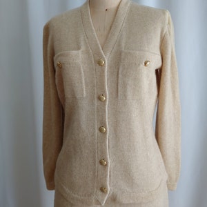 70s St John by Marie Gray angora sweater suit Size 8 image 5