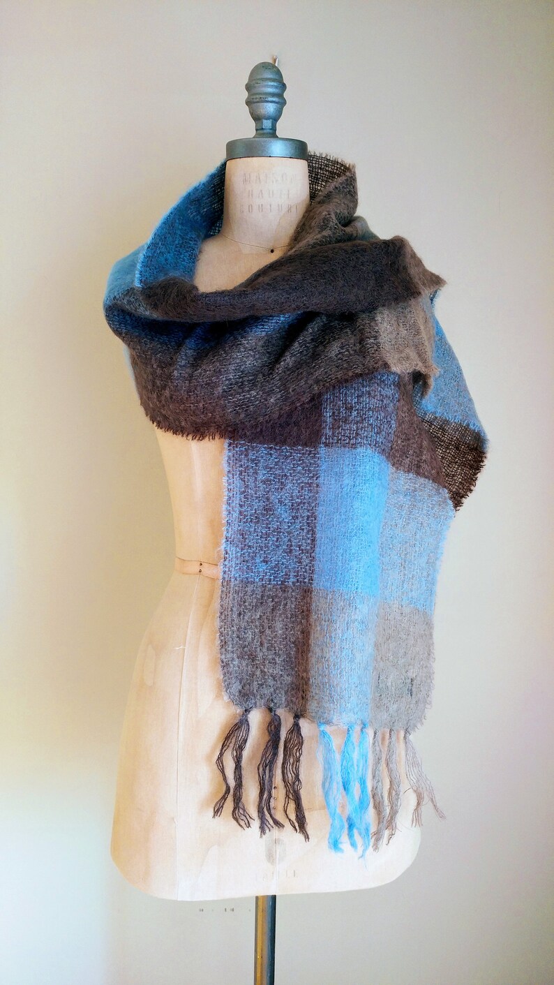 IRISH MOHAIR SCARF Lana irlandesa Bufanda de punto irlandés Etsy