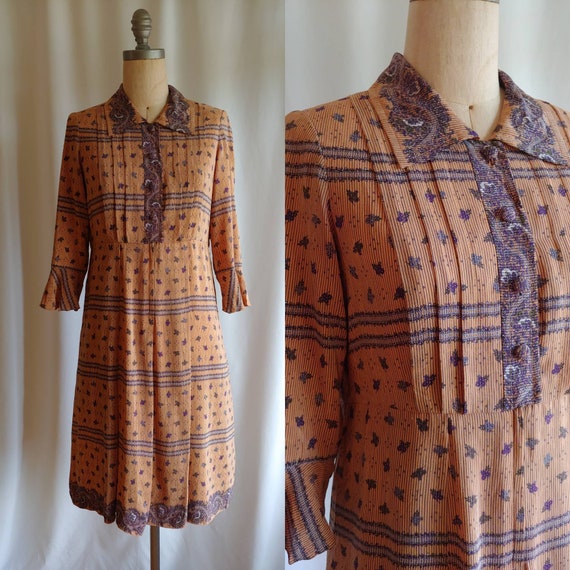 Vintage 60s Japanese Silk Dress Couture Size 36 Bust Etsy