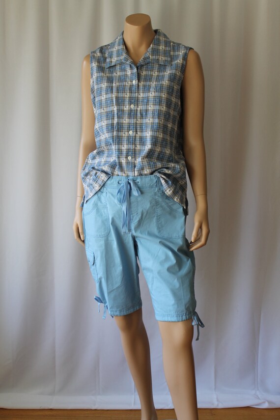 Cotton Poplin Shorts, Gloria Vanderbilt shorts, Sk