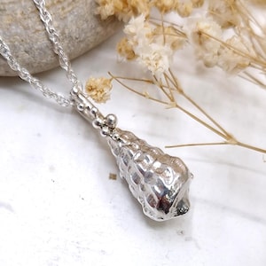 Sterling Silver Shell Necklace, Silver Shell Pendant, Ocean Pendant, Shell Necklace, Seashell Jewellery, Beach Inspired Jewellery