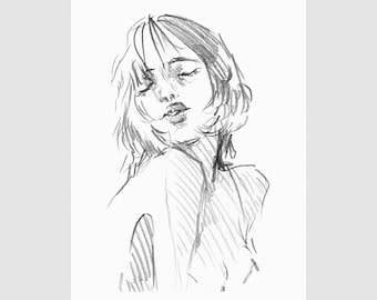 Woman - Portrait - Signed Fine Art Print