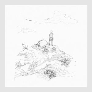 L&#39;ascension - Mountain Landscape - Signed Fine Art Print