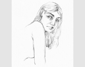 Young Woman - Figure - Signed Fine Art Print