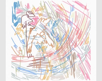 No. 5 (Let Love In) - Colourful Abstract Concept - Signed Fine Art Print