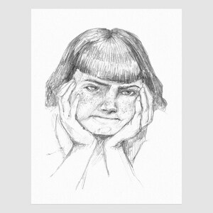 Freckles - Girl Portrait - Signed Fine Art Print