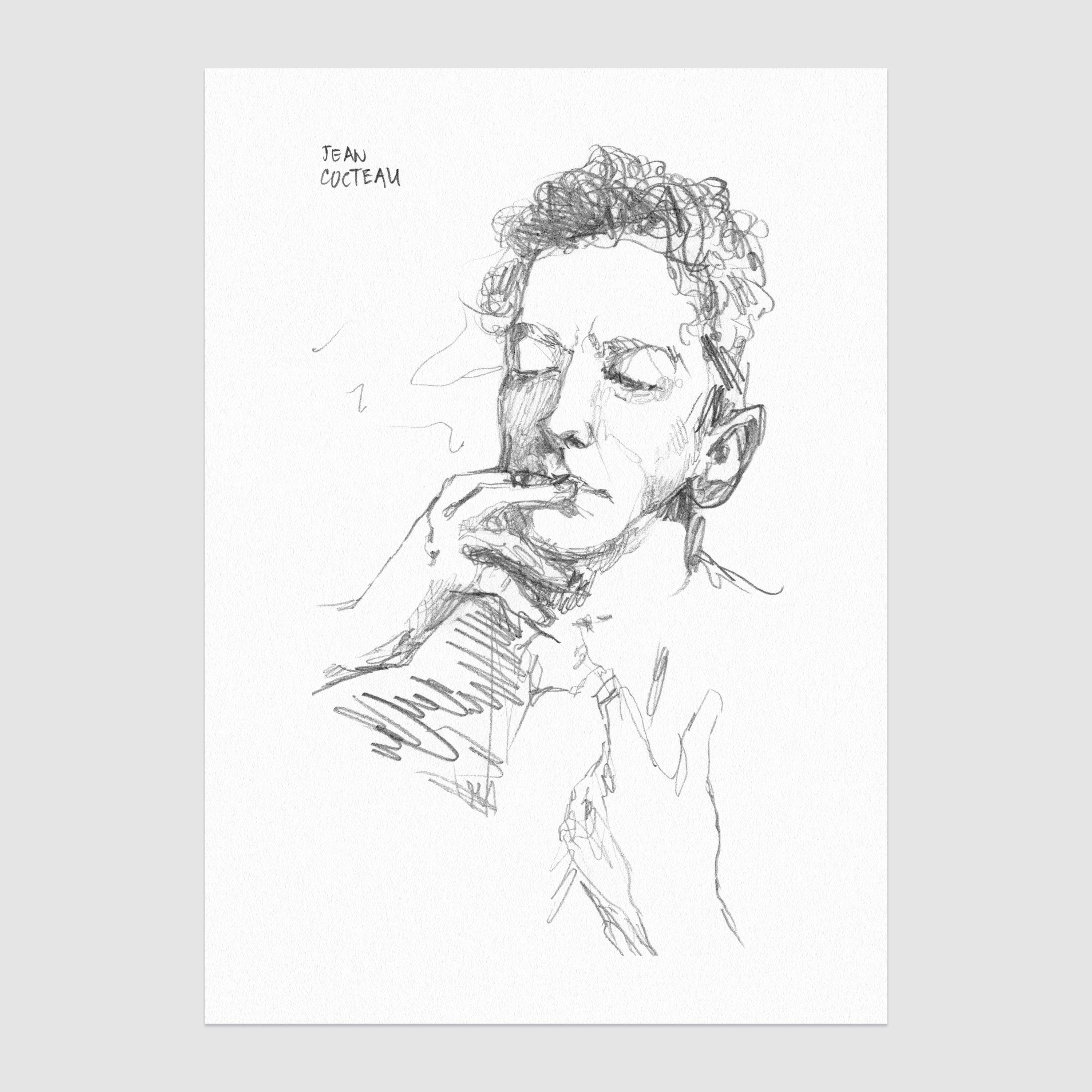 Jean cocteau drawing - Etsy 日本
