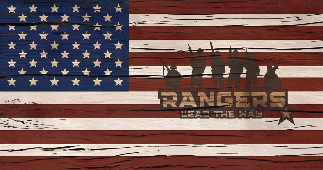 Scput Ranger Flag US Ranger Flag - Patriotic - 29 X 15-1/4 - Etsy