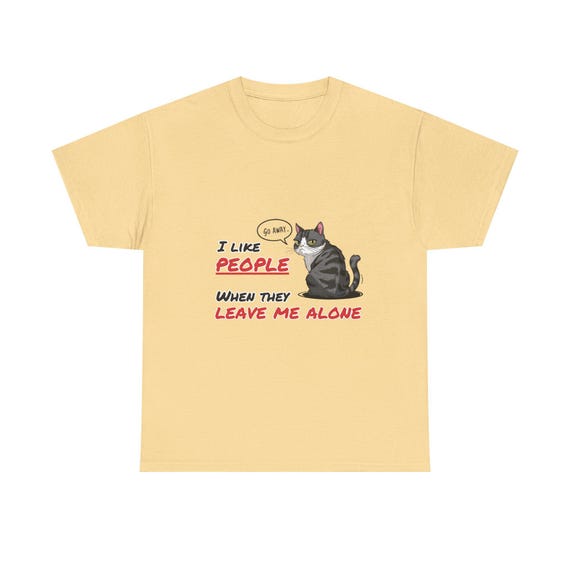 Funny Grumpy Cat Tee, Introvert Humor Gift