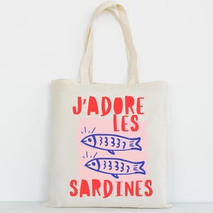 Fisherman aesthetic tote, beach tote, summer canvas bag, fish graphic, birthday gift