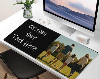 Large Custom Mouse Pad with Photo, Personalized Gifts for Men Women Boyfriend Girlfriend Husband