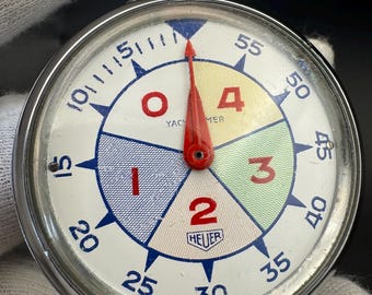 Heuer Yacht Timer - Rare 1960s Vintage Stopwatch - Regatta