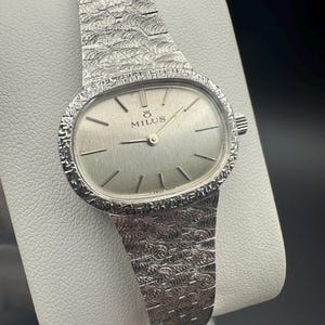 ミラス　milus 天然石　ヴィンテージ腕時計 Milus Watch - Etsy