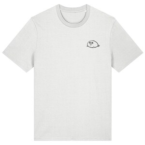 A Phoque? | Camiseta unissex de algodão orgânico com bordado frontal e estampa nas costas imagem 2