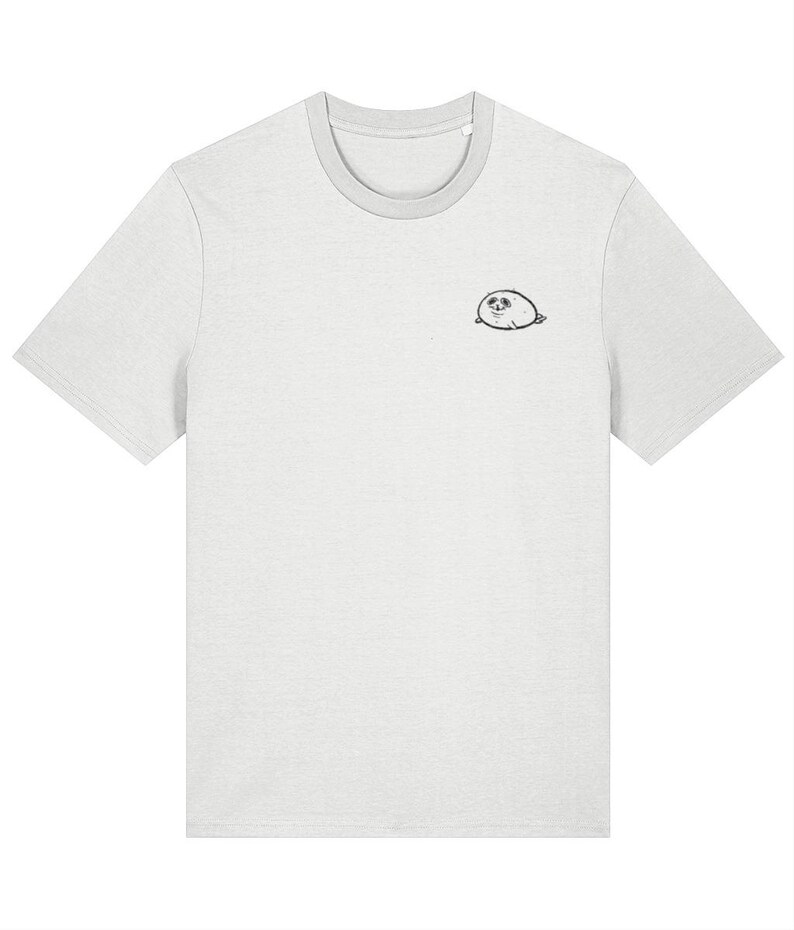 A Phoque? | Camiseta unissex de algodão orgânico com bordado frontal e estampa nas costas imagem 2