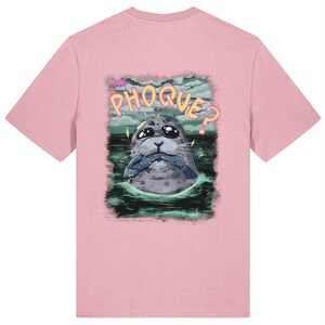 A Phoque? | Camiseta unissex de algodão orgânico com bordado frontal e estampa nas costas imagem 5