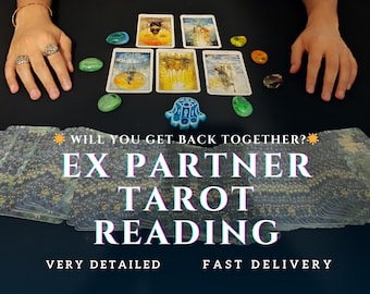 Ex Love Tarot Reading: Same Day Psychic Predictions (Digital Download)