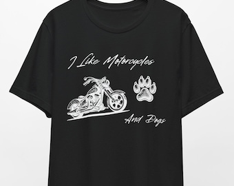 Motorcycle Statement Tee Dog Lover Biker Passion Shirt Fathers Day Gift