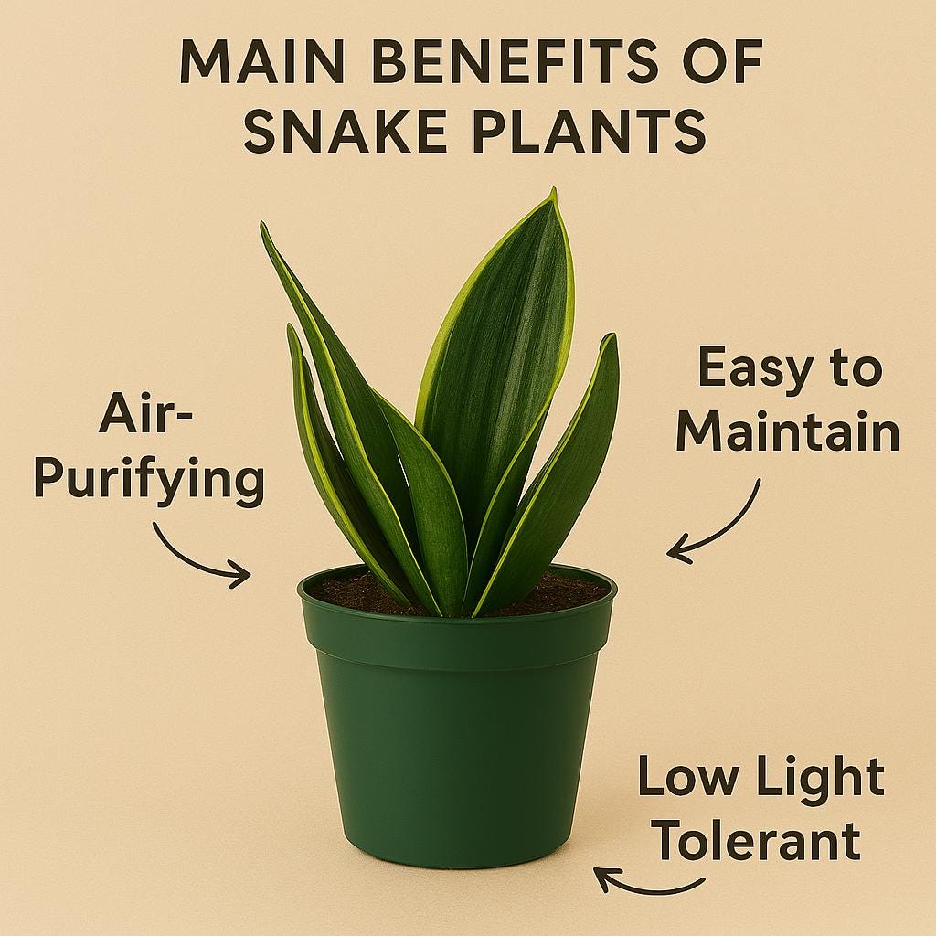 5" Snake Plant: Easy Care Air Purifying Houseplant - Etsy