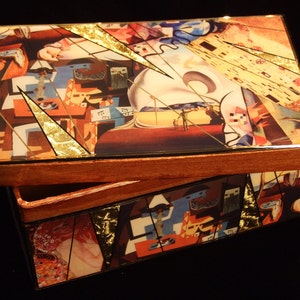Art Deco Box with Kandinsky, Picasso, Klimt image 1