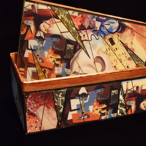 Art Deco Box with Kandinsky, Picasso, Klimt image 2